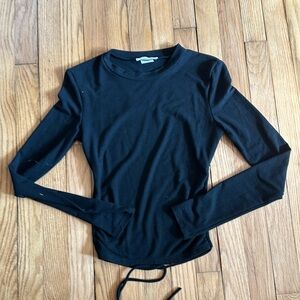 Rumors Open Back Long Sleeve Top